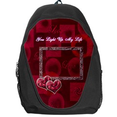 You Light Up my Life Pink Love Backpack - Backpack Bag