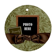 An Autumn Story Family Ornament 2 - Ornament (Round)
