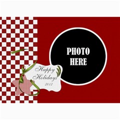 Christmas Clusters 5x7 Greeting Card 1 - 5  x 7  Photo Cards