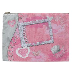 Spring flower floral baby pink Cosmetic Case XXL - Cosmetic Bag (XXL)
