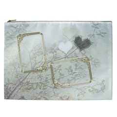Wedding White Love Gift Bag  XXL - Cosmetic Bag (XXL)