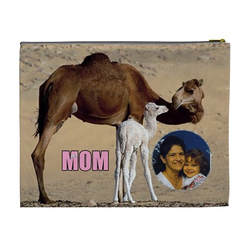 Camel Cosmetic Bag (xl) By Kim Blair Back