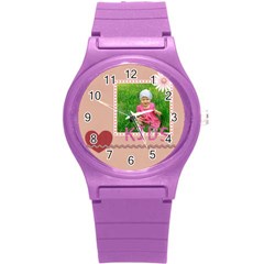 kids - Round Plastic Sport Watch (S)
