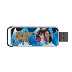 Polar Bear USB Flash (2 Sides) - Portable USB Flash (Two Sides)