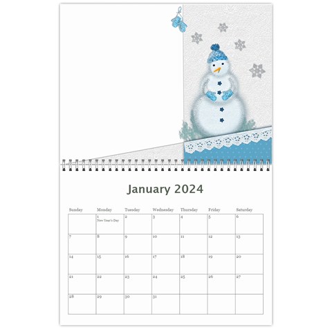 Calendar 2024 By Zornitza Jan 2024