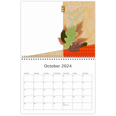 Calendar 2024 By Zornitza Oct 2024