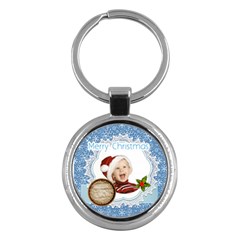 merry christmas - Key Chain (Round)