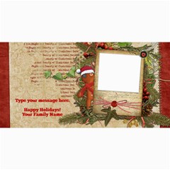 Christmas Gingerbread Photo Card - 4  x 8  Photo Cards