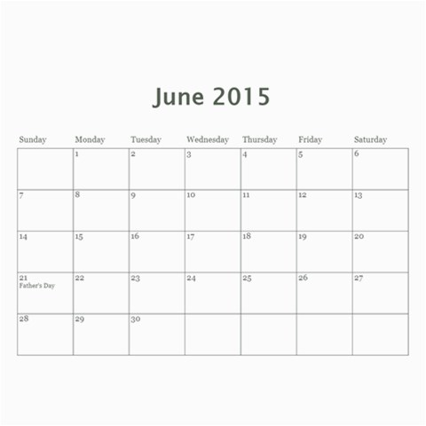 All Occassion 2015 Calendar By Kim Blair Dec 2015