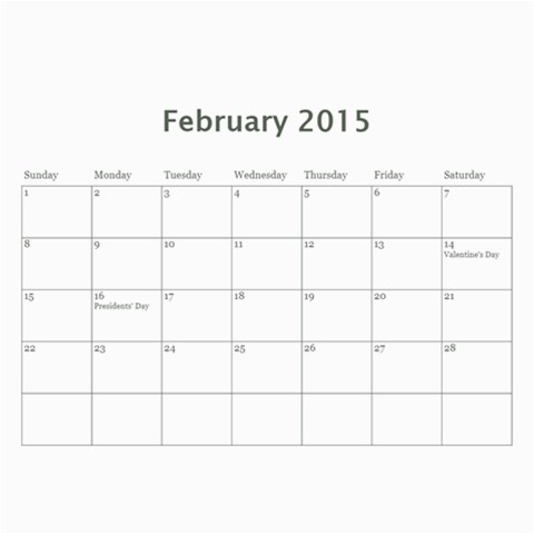 All Occassion 2015 Calendar By Kim Blair Apr 2015