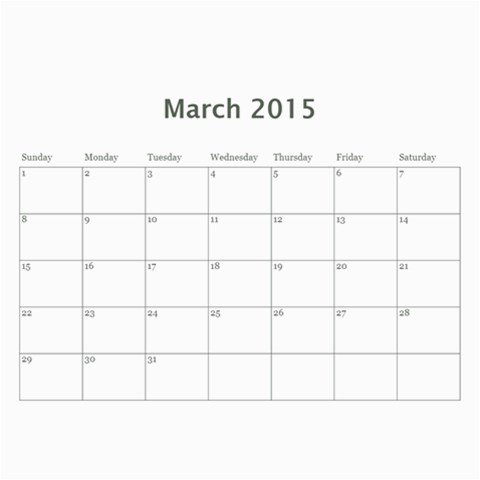 All Occassion 2015 Calendar By Kim Blair Jun 2015