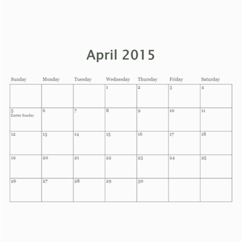 All Occassion 2015 Calendar By Kim Blair Aug 2015