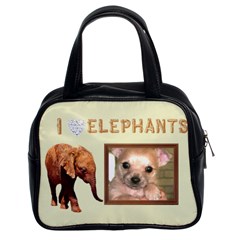 Elephant Handbag - Classic Handbag (Two Sides)