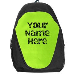 Chartreuse Green Personalized Name Backpack Rucksack - Backpack Bag
