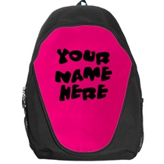 Hot Pink Personalized Name Backpack Rucksack - Backpack Bag