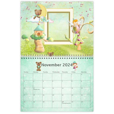 Seasonal Calendar 11 X 8 5 (12 Months) By Spg Nov 2024