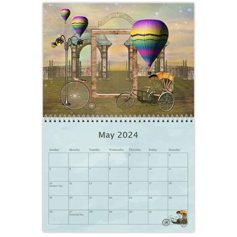 Seasonal Calendar 11 X 8 5 (12 Months) By Spg May 2024