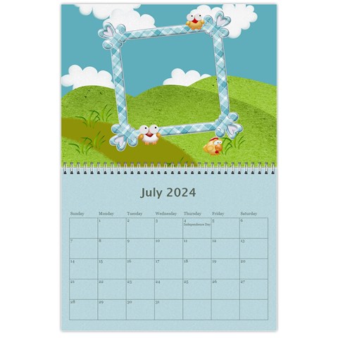 Seasonal Calendar 11 X 8 5 (12 Months) By Spg Jul 2024