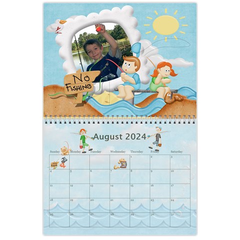 Seasonal Calendar 11 X 8 5 (12 Months) By Spg Aug 2024