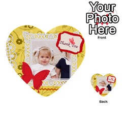 happy day - Multi-purpose Cards (Heart)