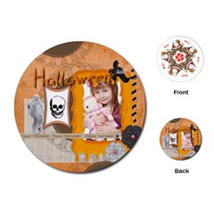 Halloween - Playing Cards Single Design (Round)