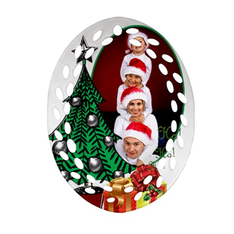 Christmas Filigree Ornament By Deborah Front