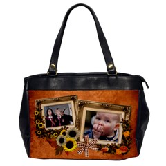 Autumn Delights - Oversize Office Handbag (One Side) 