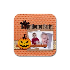 halloween - Rubber Square Coaster (4 pack)