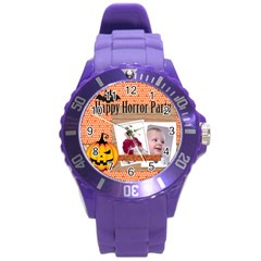 halloween - Round Plastic Sport Watch (L)
