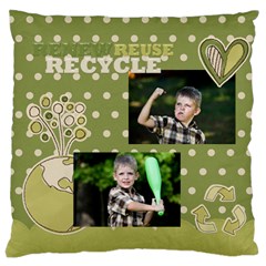 green kids - Large Cushion Case (One Side)