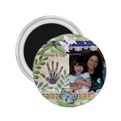 Melody and Mommy magnet - 2.25  Magnet