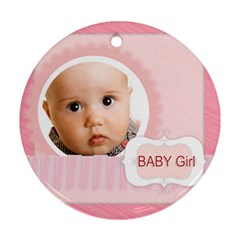 xmas baby - Round Ornament (Two Sides)