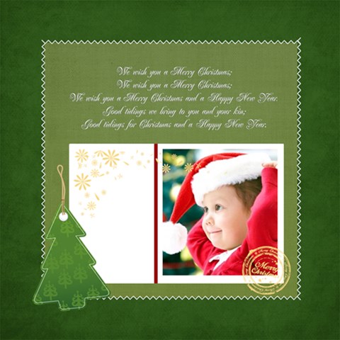 Xmas Gift By Mac Book 12 x12  Scrapbook Page - 1