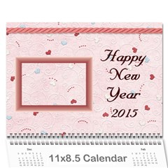 Family calendar 2013 - Happy New Year - Wall Calendar 11  x 8.5  (12-Months)
