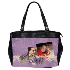 Lavender Dream - Oversize Handbag (2sides)  - Oversize Office Handbag (2 Sides)
