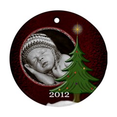 Special Christmas Round Ornament (2 Sided) - Round Ornament (Two Sides)