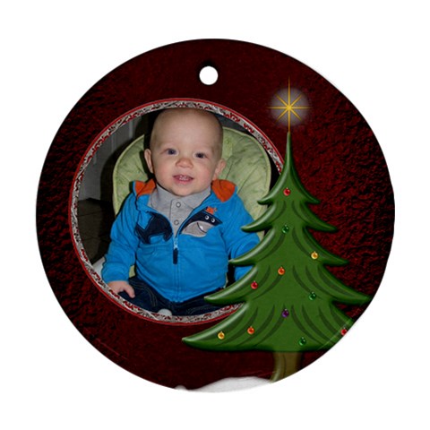 Special Christmas Round Ornament (2 Sided) By Lil Back