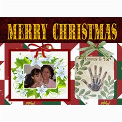 Mommy and Me Christmas Photo card - 5  x 7  Photo Cards