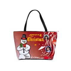 Snowman Merry Christmas Shoulder Bag - Classic Shoulder Handbag