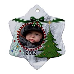 Christmas Tree Ornament (1 Sided) - Ornament (Snowflake)