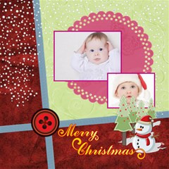 merry christmas - ScrapBook Page 8  x 8 