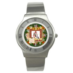merry christmas - Stainless Steel Watch