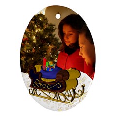 Christmas Oval Ornament (2 Sided) - Oval Ornament (Two Sides)