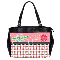 Cherish every little momnet. - Oversize Office Handbag (2 Sides)