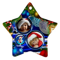Christmas(Two Sides) - Star Ornament (Two Sides)