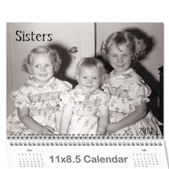 Sisters calendar for Nesi - Wall Calendar 11  x 8.5  (12-Months)