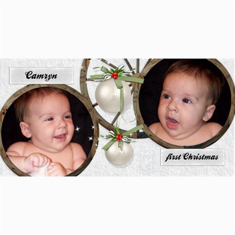 Happy Holidays 8x4 Photo Card By Laurrie 8 x4  Photo Card - 2