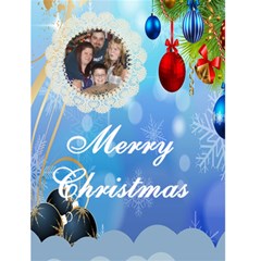 Blue Christmas ornament Christmas card 4.5 x 7 - Greeting Card 4.5  x 6 