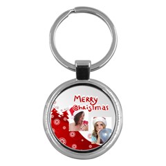 merry christmas - Key Chain (Round)