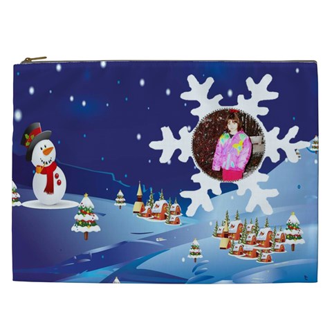 Winter Night Cosmetic Bag (xxl) By Kim Blair Front